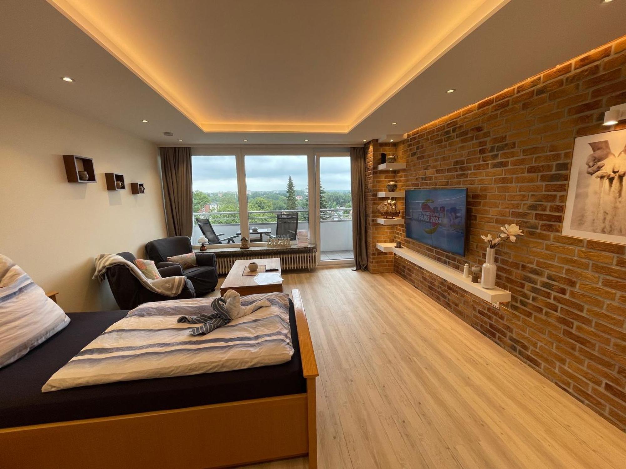 Apartmán Haus Weitblick Emil Flensburg Exteriér fotografie